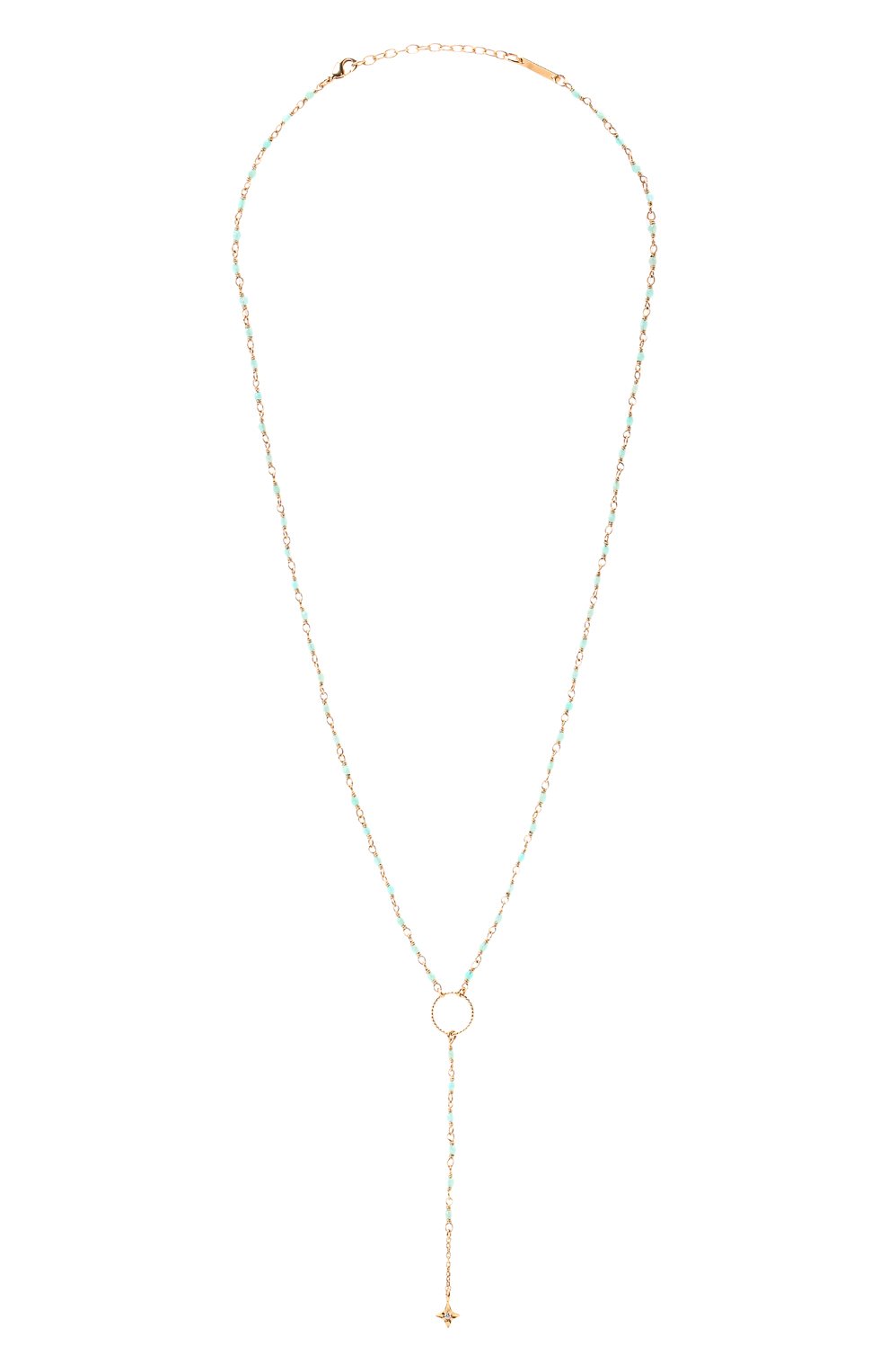 Колье HANKA_IN золотого цвета по цене 14050 руб., арт. MER-C0-AMA-ET0, фото 1 Колье HANKA_IN, арт. MER-C0-AMA-ET0, фото 1