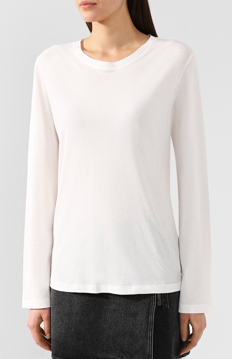 Хлопковый лонгслив TOM FORD белого цвета по цене 56650 руб., арт. TSJ242-FAX262, фото 3 Хлопковый лонгслив TOM FORD, арт. TSJ242-FAX262, фото 3