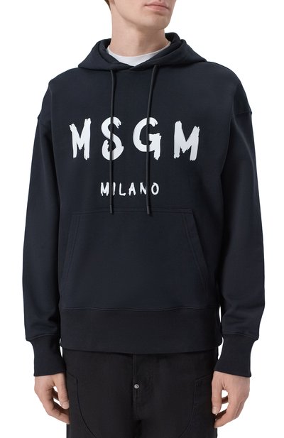 Хлопковое худи MSGM, арт. 2000MM515/300000, фото 3