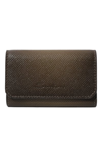 Мужская кожаный футляр для ключей SANTONI, арт. UFPPA2420F0-AST6