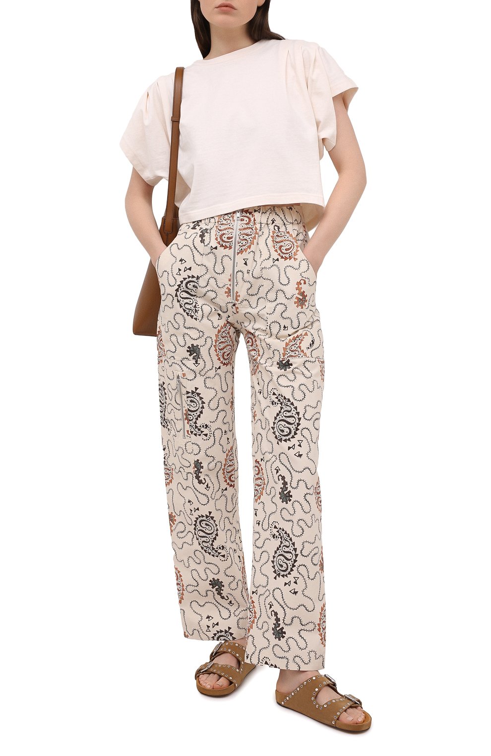 Хлопковая футболка ISABEL MARANT, арт. TS0779-21P027I/ZINALIA, фото 2
