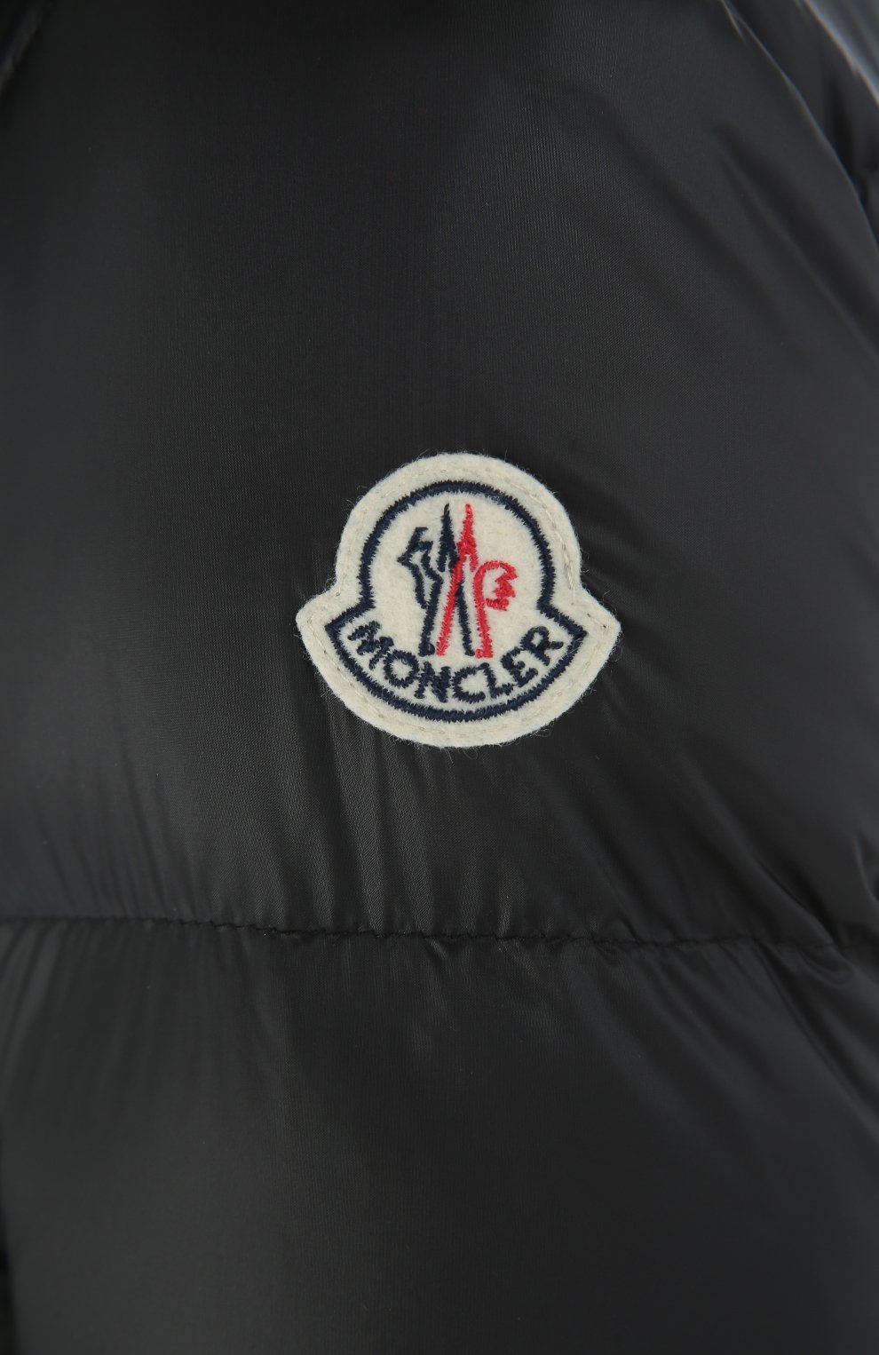 Стеганый пуховик с баской и высоким воротником MONCLER, арт. B2-093-46384-49-53048, фото 5