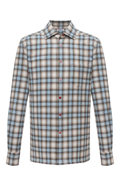 Хлопковая рубашка KITON, арт. UMCNERPH08610, фото 1