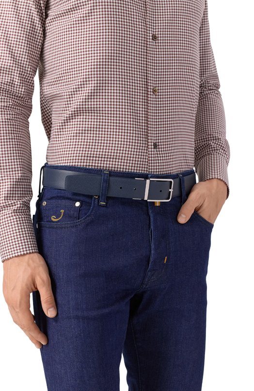 Двусторонний ремень Corneliani 26V318-2620812 Серый  26V318-2620812 Фото 3