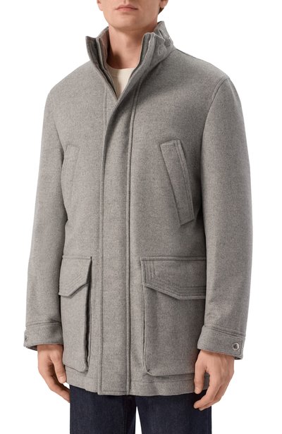 Кашемировая парка BRUNELLO CUCINELLI светло-серого цвета по цене 984000 руб., арт. MM4006005, фото 3 Кашемировая парка BRUNELLO CUCINELLI, арт. MM4006005, фото 3