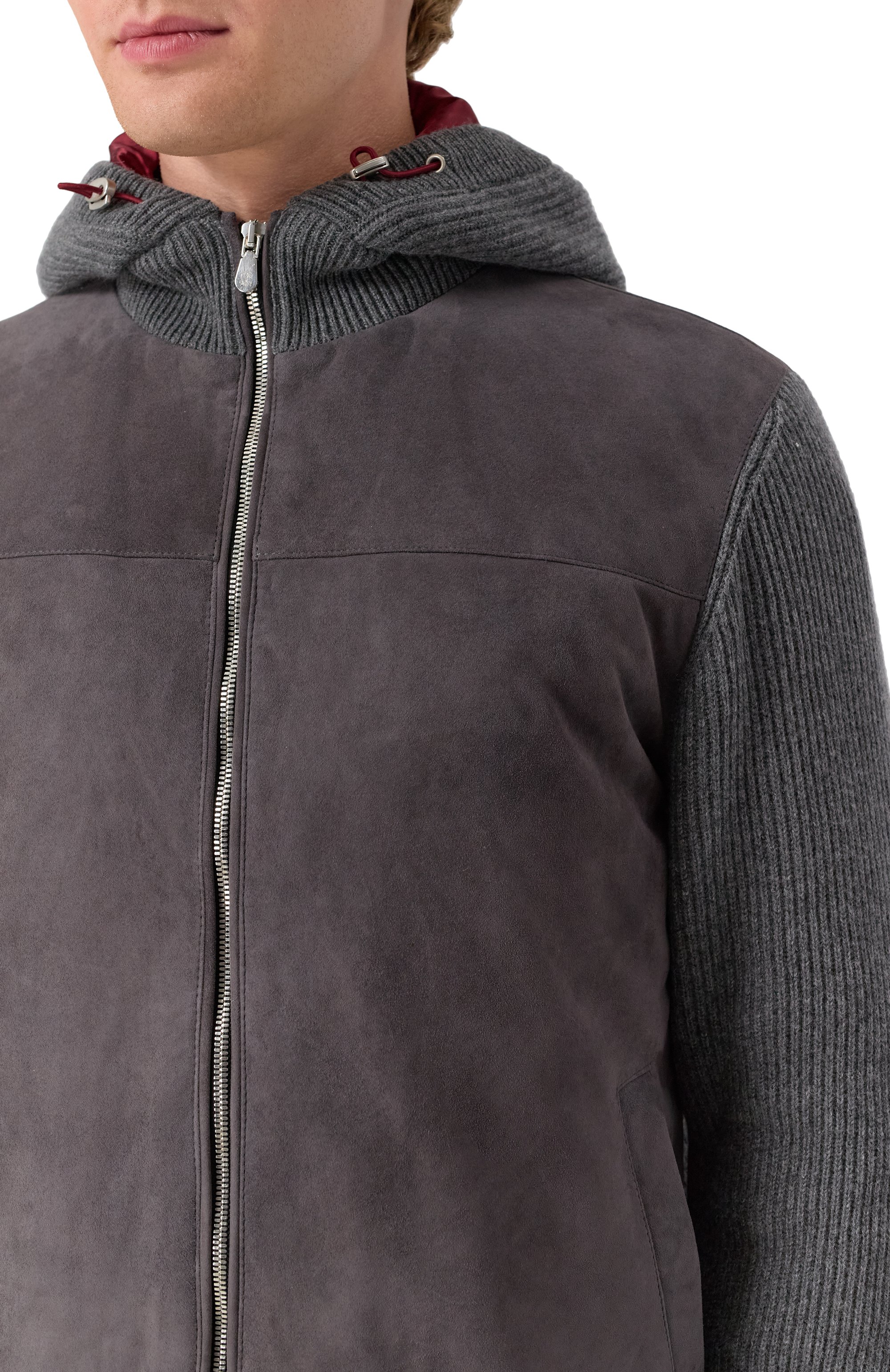 Комбинированный кардиган BRUNELLO CUCINELLI, арт. MPCLF2053, фото 5