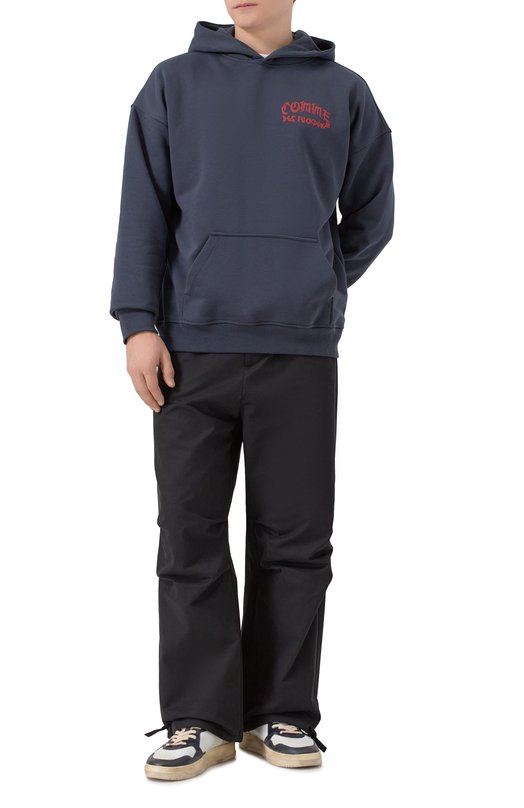 Хлопковое худи Comme des Fuckdown CFABM01807 Серый  CFABM01807 Фото 2