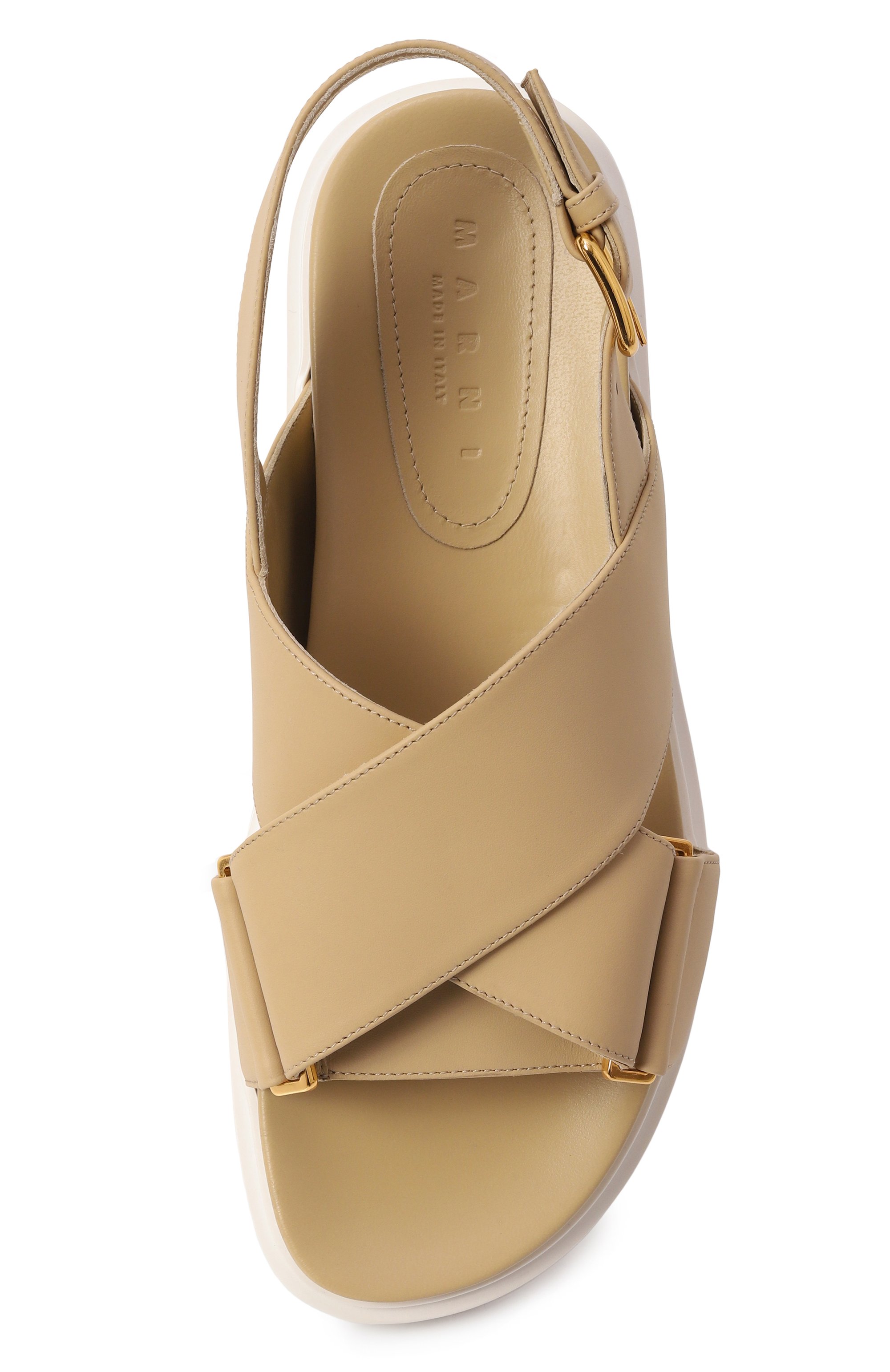 Кожаные сандалии fussbett MARNI, арт. FBMS015701/P3614, фото 6