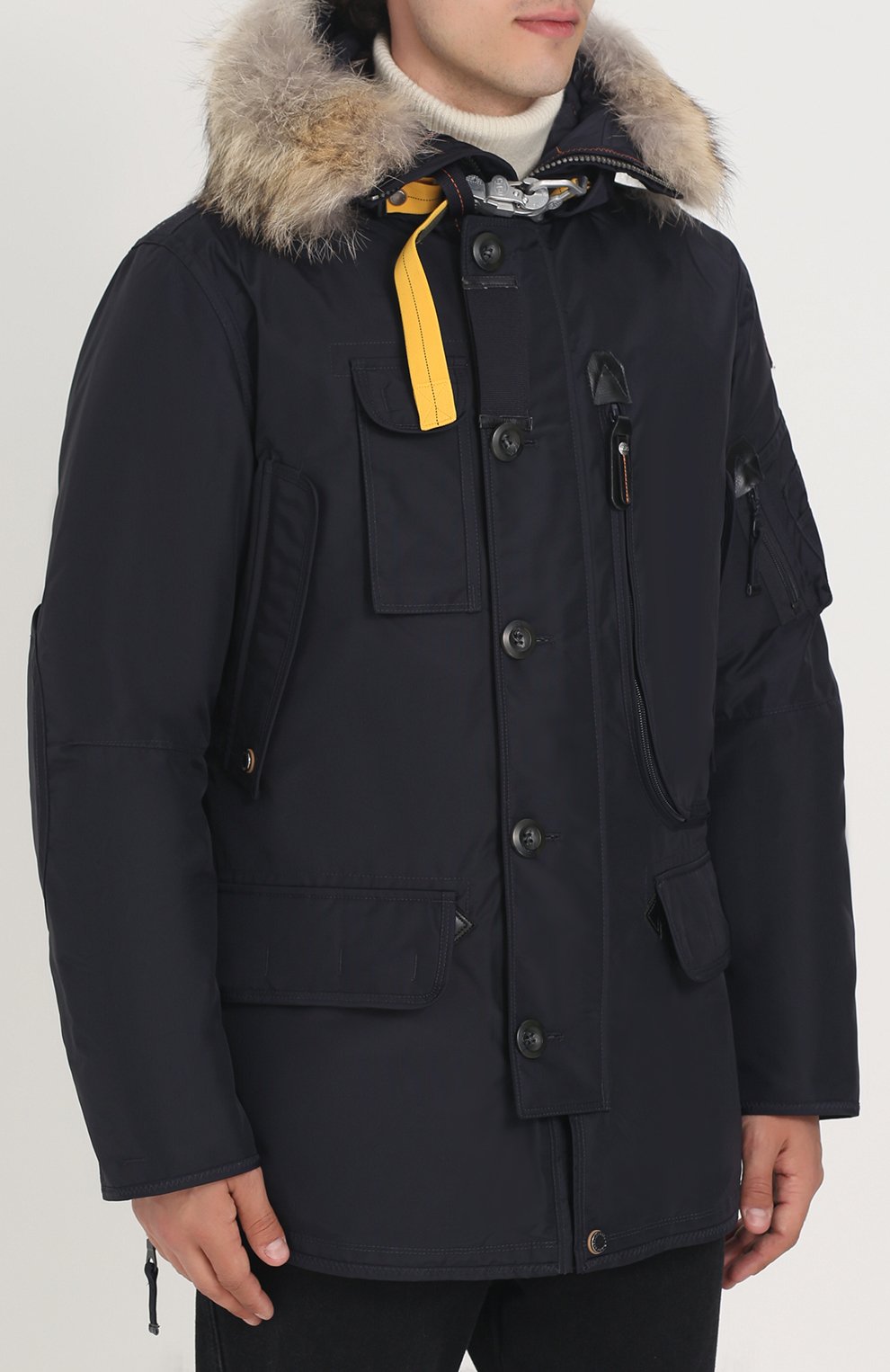 Пуховая парка kodiak с меховой отделкой капюшона PARAJUMPERS, арт. MA02/K0DIAK-MAN, фото 3