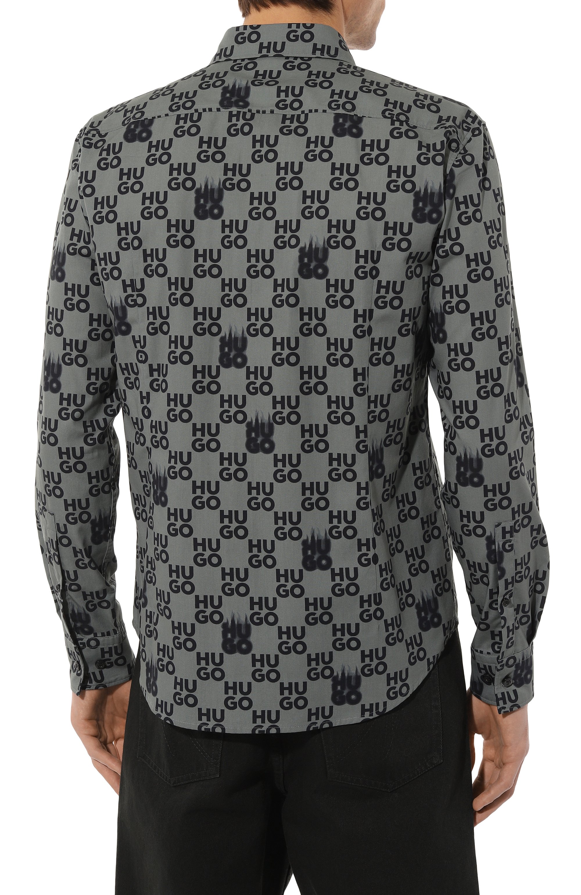 Хлопковая рубашка HUGO, арт. 50534257, фото 4