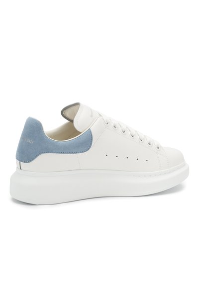 Кожаные кеды oversized ALEXANDER MCQUEEN синего цвета по цене 65850 руб., арт. 553770/WHGP0, фото 4 Кожаные кеды oversized ALEXANDER MCQUEEN, арт. 553770/WHGP0, фото 4