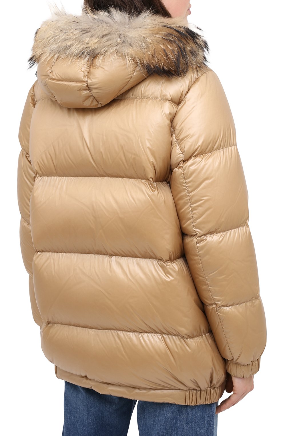 Пуховик WOOLRICH бежевого цвета по цене 92450 руб., арт. CFWW0U0285FR/UT1702, фото 4 Пуховик WOOLRICH, арт. CFWW0U0285FR/UT1702, фото 4