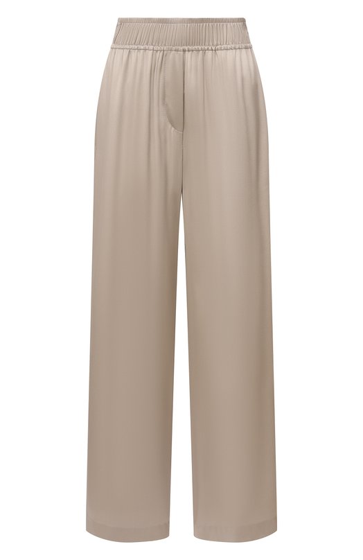 Атласные брюки Brunello Cucinelli M0C59P8942 Хаки M0C59P8942