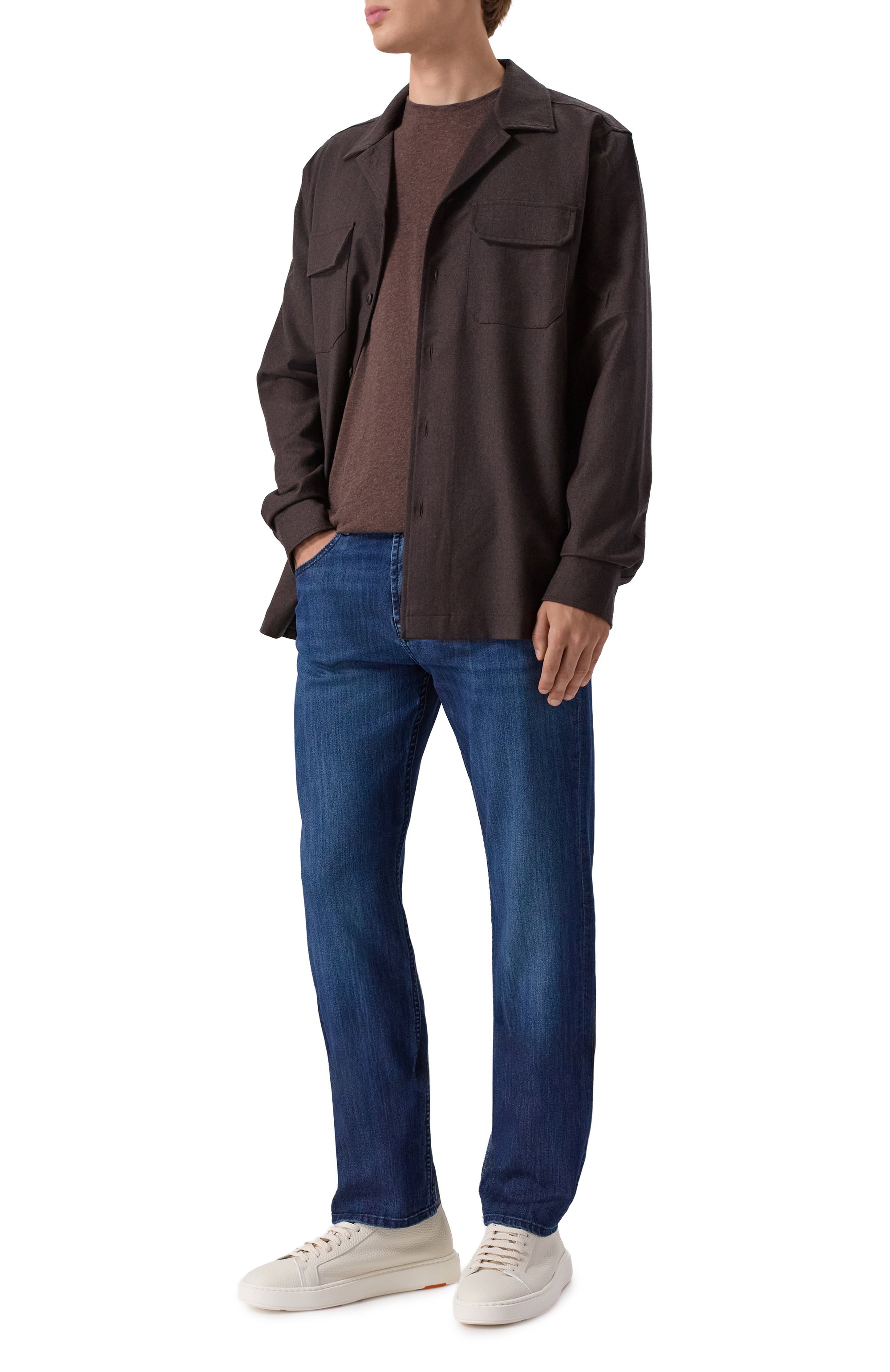 Футболка из хлопка и кашемира CAPOBIANCO, арт. 19M660.WS00., фото 2