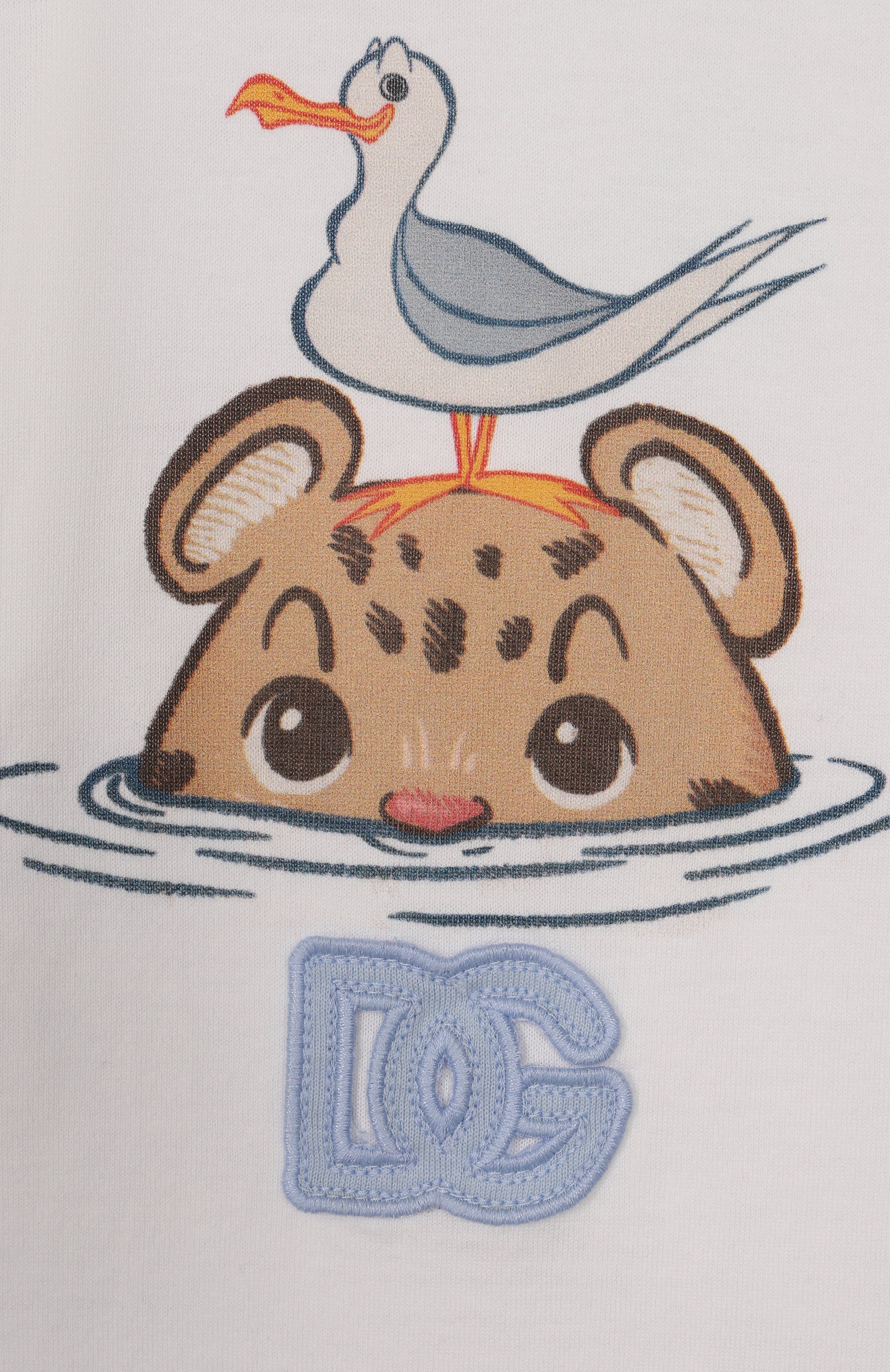 Хлопковая футболка DOLCE & GABBANA, арт. L1JT7W/G7PNH, фото 3