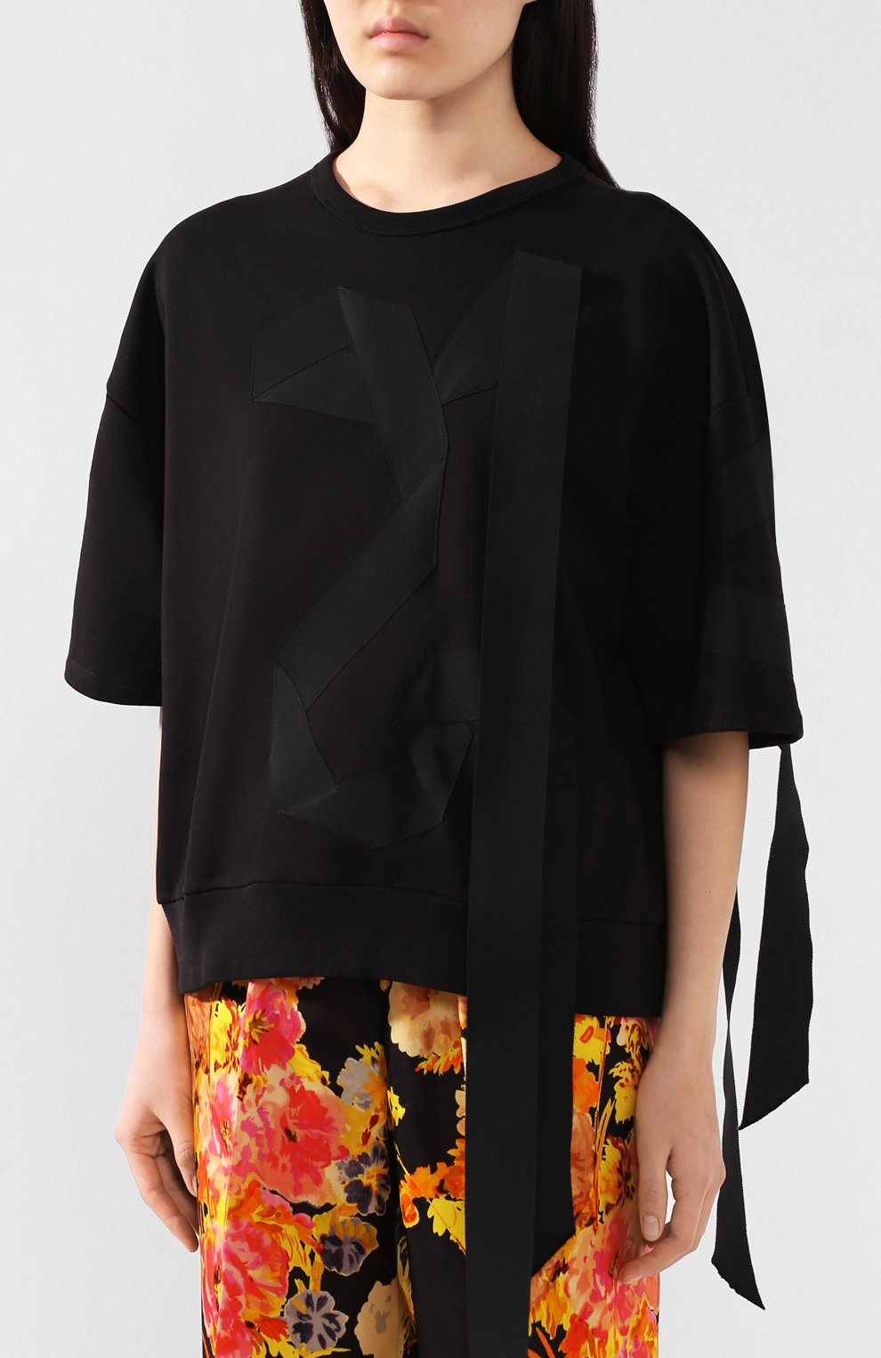 Хлопковый свитшот DRIES VAN NOTEN, арт. 201-11136-9633, фото 3