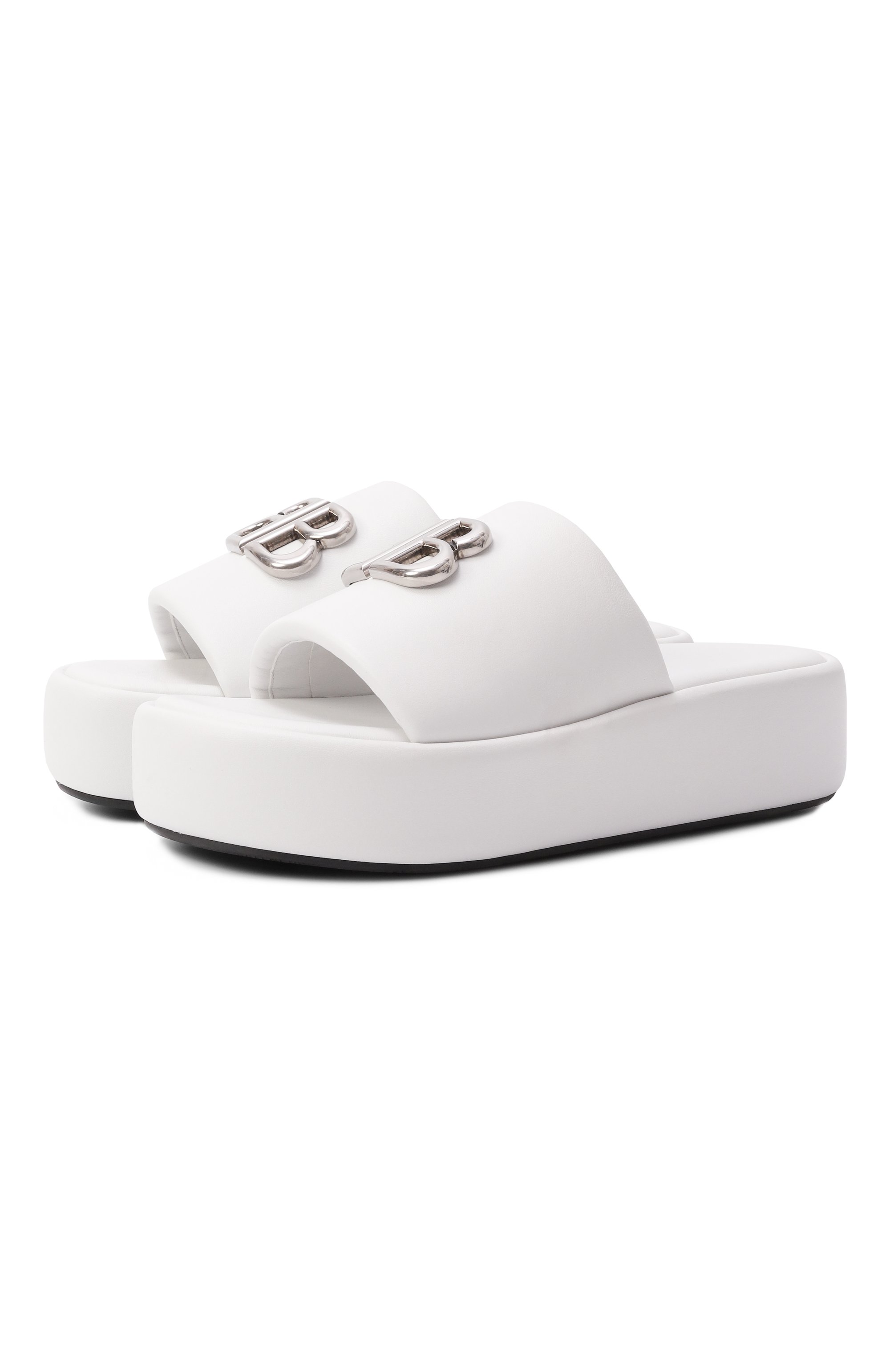 Кожаные шлепанцы rise BALENCIAGA, арт. 788494/WB7E1, ф ото 1