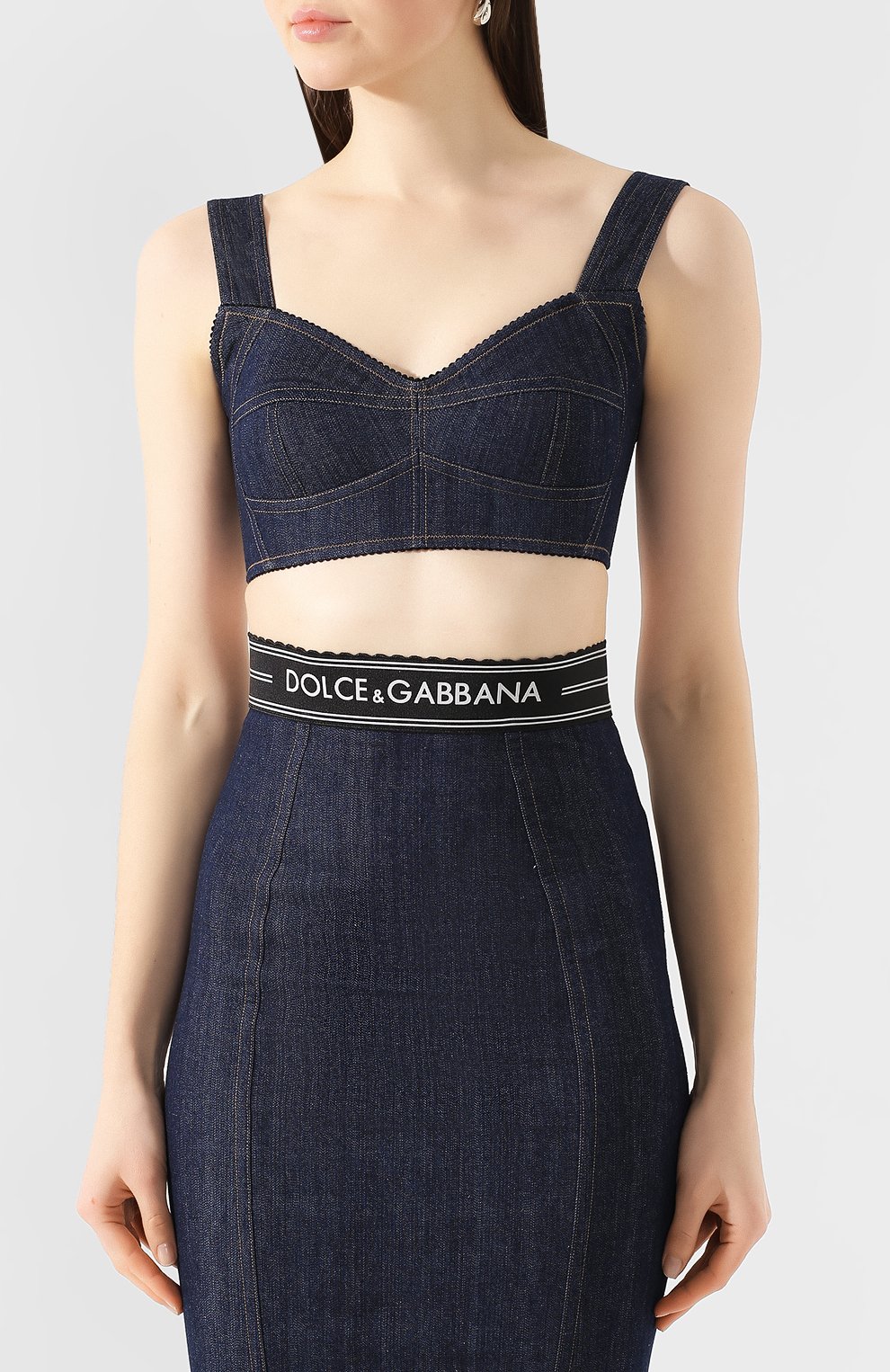 Джинсовый топ DOLCE & GABBANA, арт. F7Y28D/G899T, фото 3