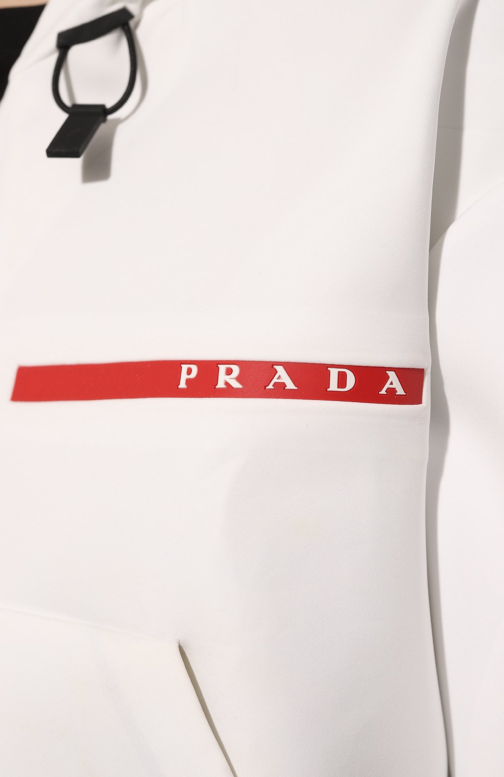 Толстовка prada linea rossa PRADA белого цвета по цене 160000 руб., арт. 138558-LJ4-F0009-202, фото 5 Толстовка prada linea rossa PRADA, арт. 138558-LJ4-F0009-202, фото 5
