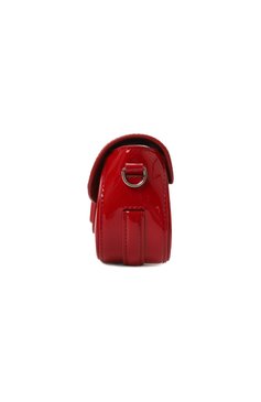 Женская сумка the clover MARC JACOBS (THE) красного цвета, арт. 2F4HCR026H04 | Фото 4 (Материал сплава: Проставлено; Размер: small; Ремень/цепочка: На ремешке; Материал: Натуральная кожа; Драгоценные камни: Проставлено)