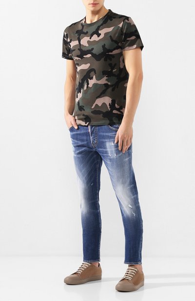 Замшевые кеды LANVIN, арт. FM-SKDBB1-ANAM-P16, фото 2