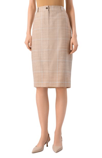 Юбка из кашемира и шерсти KITON, арт. D50209K0610E80, фото 3