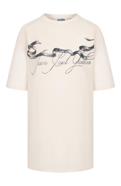 Женская хлопковая футболка JEAN PAUL GAULTIER, арт. 25/34-F-TS118I-J090