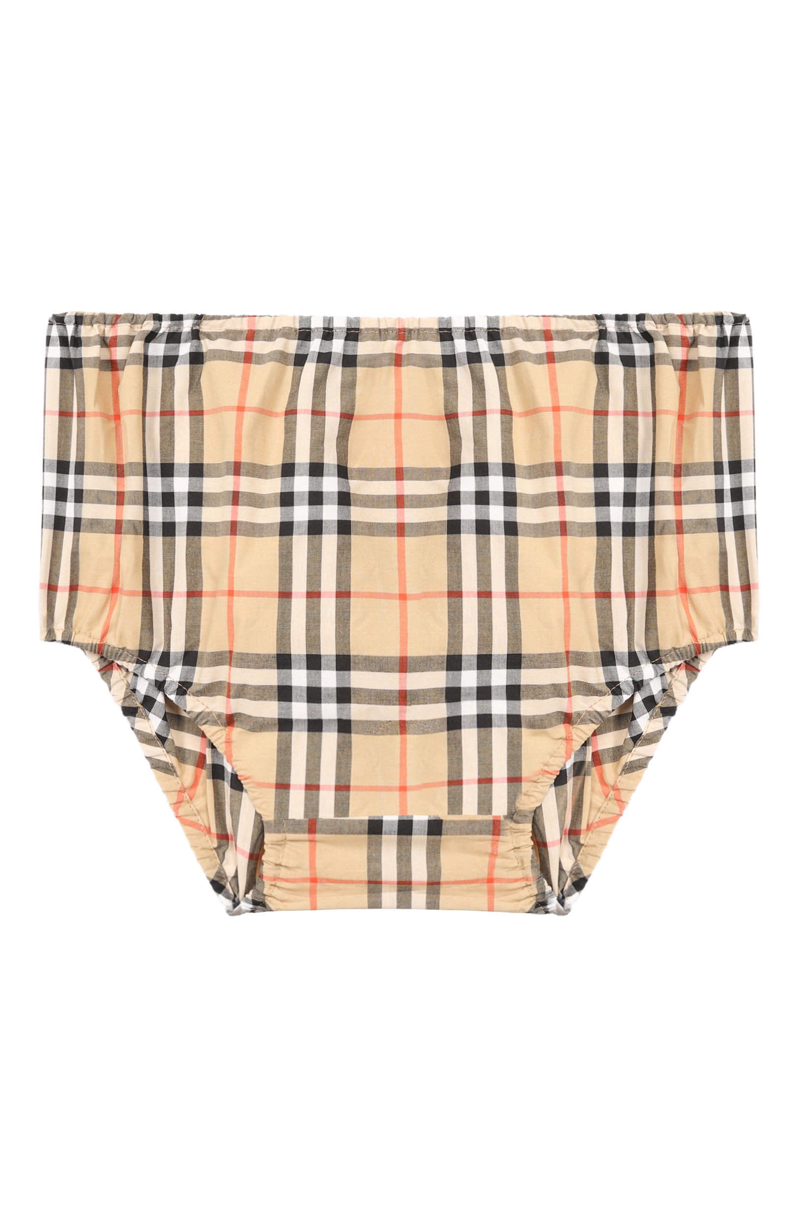 Комплект из платья и шорт BURBERRY бежевого цвета по цене 43350 руб., арт. 8126411, фото 4 Комплект из платья и шорт BURBERRY, арт. 8126411, фото 4