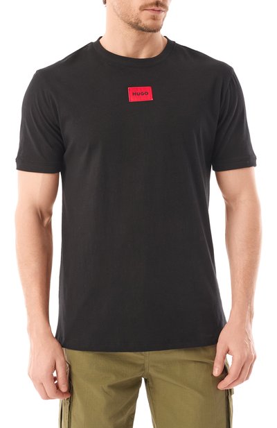 Хлопковая футболка HUGO, арт. 50447978, фото 3