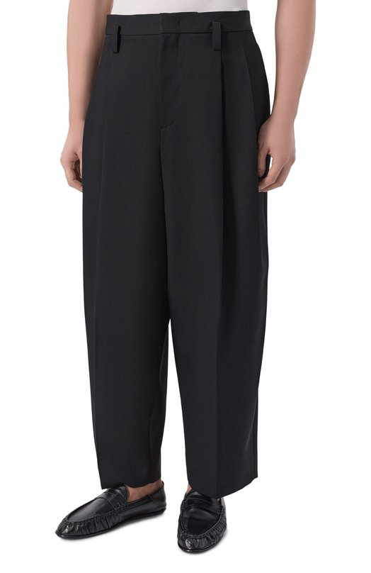 Шерстяные брюки Jil Sander J61KA0063/J40002 Чёрный  J61KA0063/J40002 Фото 3