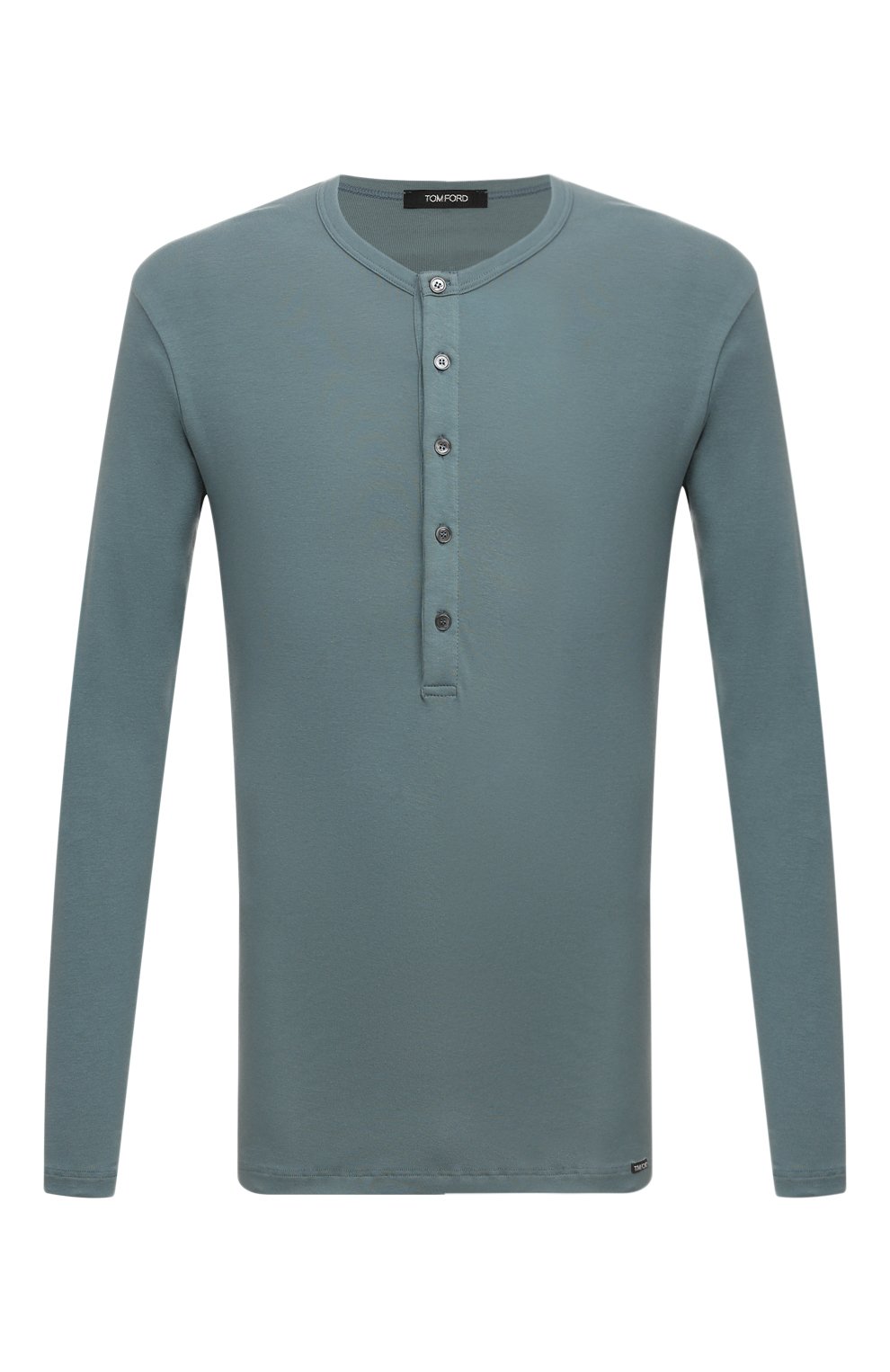 Хлопковый лонгслив-хенли TOM FORD, арт. T4M15104/424, фото 1