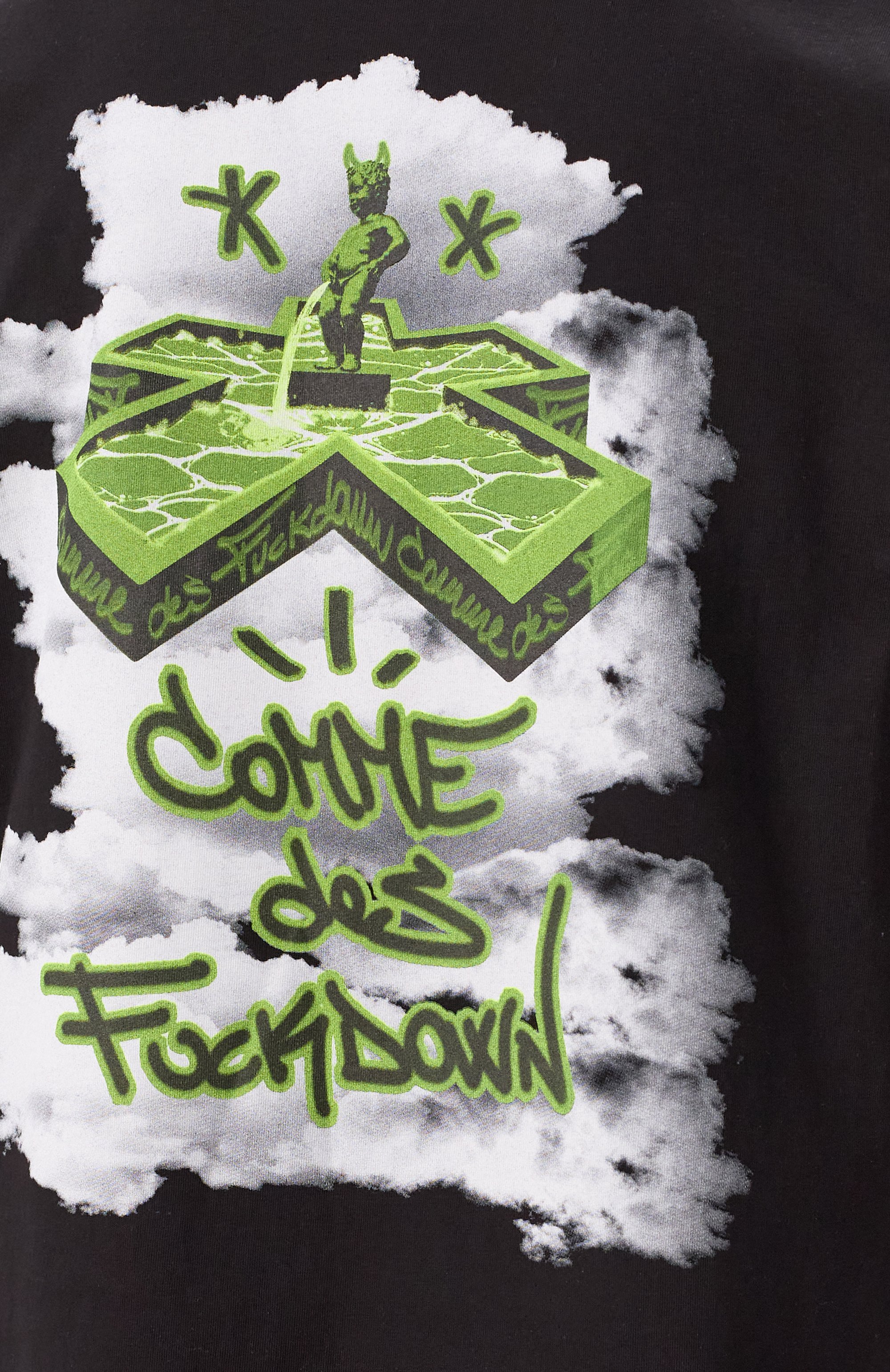 Хлопковая футболка COMME DES FUCKDOWN, арт. CFABM01590, фото 5