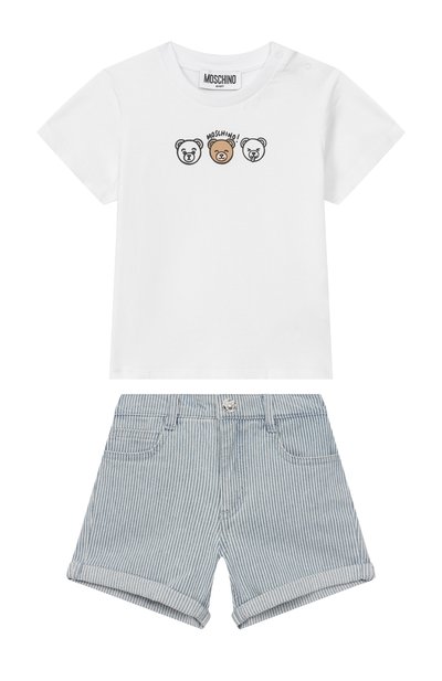 Комплект из футболки и шорт MOSCHINO, арт. MUG010/LXE63