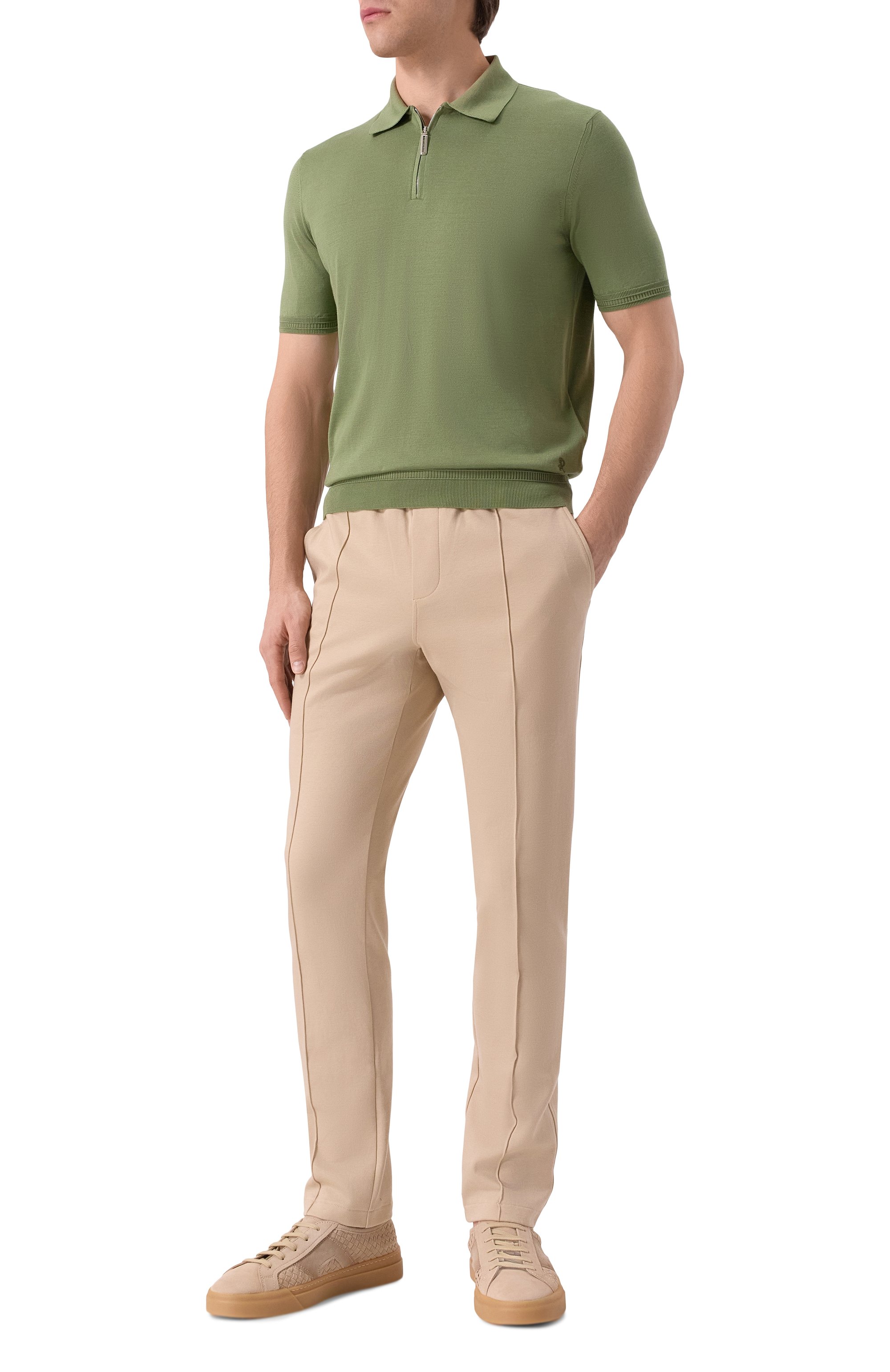 Замшевые кеды double buckle SANTONI, арт. MBGG22046FARTCKH, фото 2