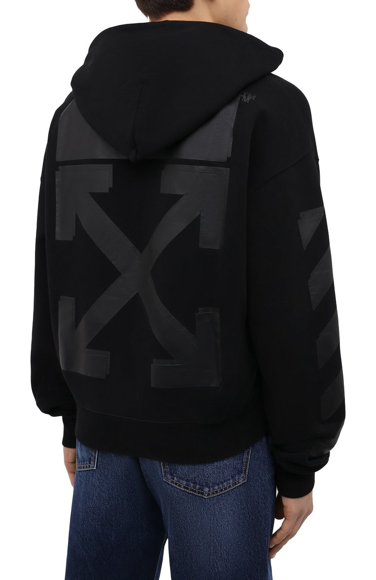 Хлопковое худи OFF-WHITE, арт. 0MBB037F21FLE007, фото 1