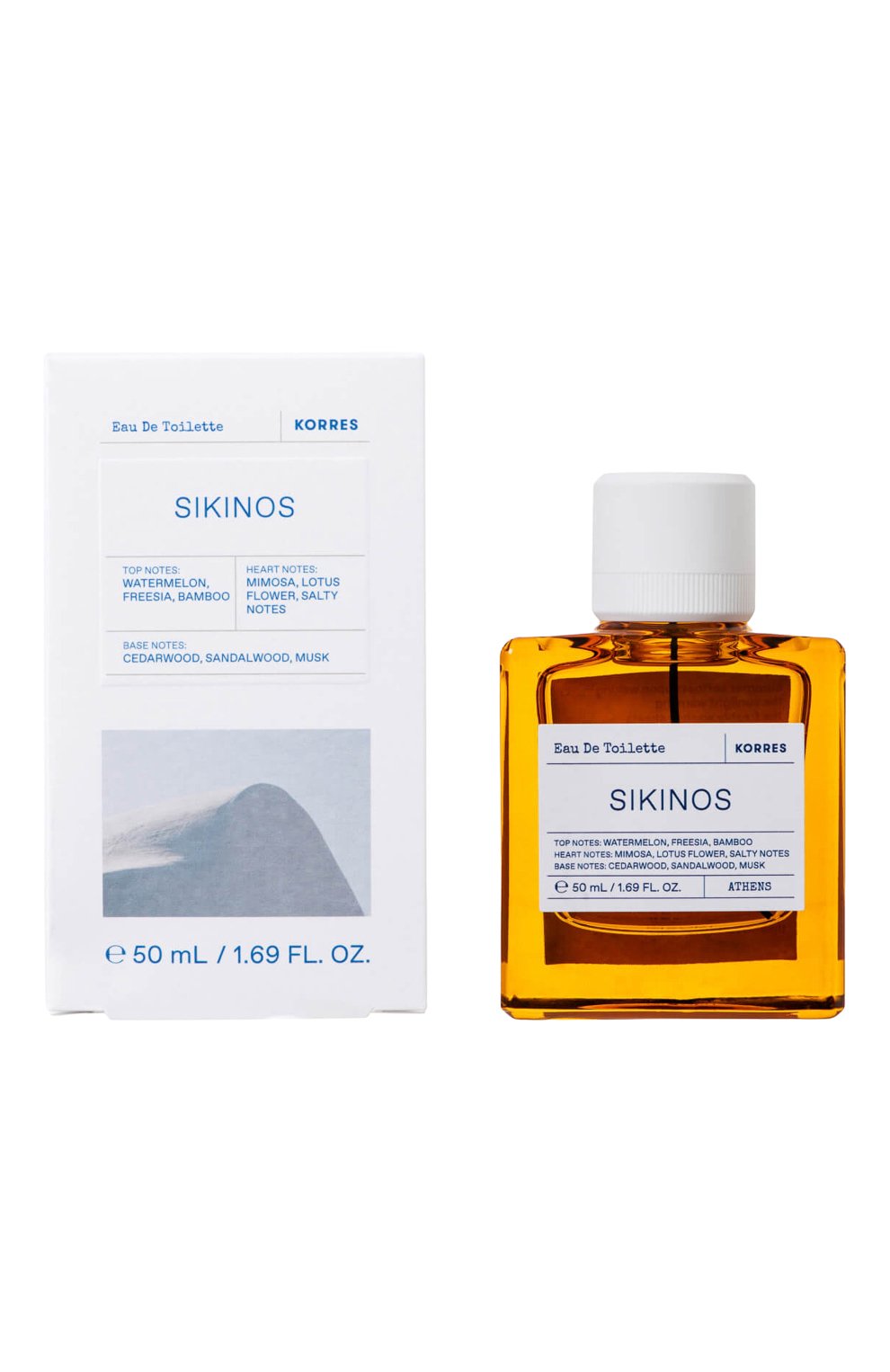 Туалетная вода sikinos (50ml) KORRES бесцветного цвета по цене 5990 руб., арт. 5203069120350, фото 3 Туалетная вода sikinos (50ml) KORRES, арт. 5203069120350, фото 3
