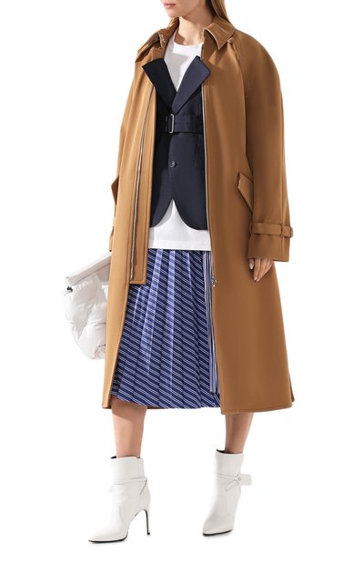Плащ ACNE STUDIOS коричневого цвета по цене 83200 руб., арт. A90228/W, фото 2 Плащ ACNE STUDIOS, арт. A90228/W, фото 2