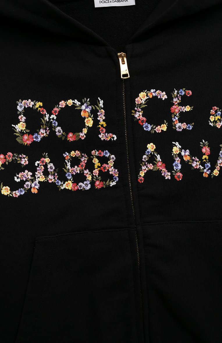 Хлопковая толстовка DOLCE & GABBANA, арт. L5JW9M/G7KC1/8-14, фото 1
