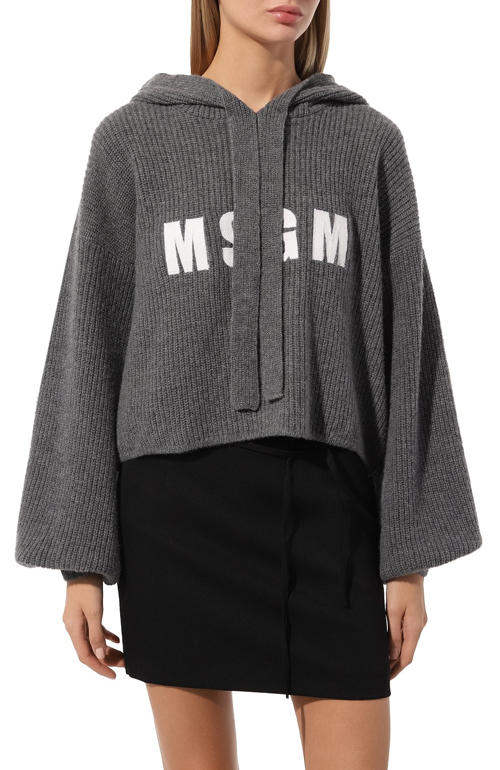 Худи из шерсти и кашемира MSGM, арт. 3541MDM201/237787, фото 3