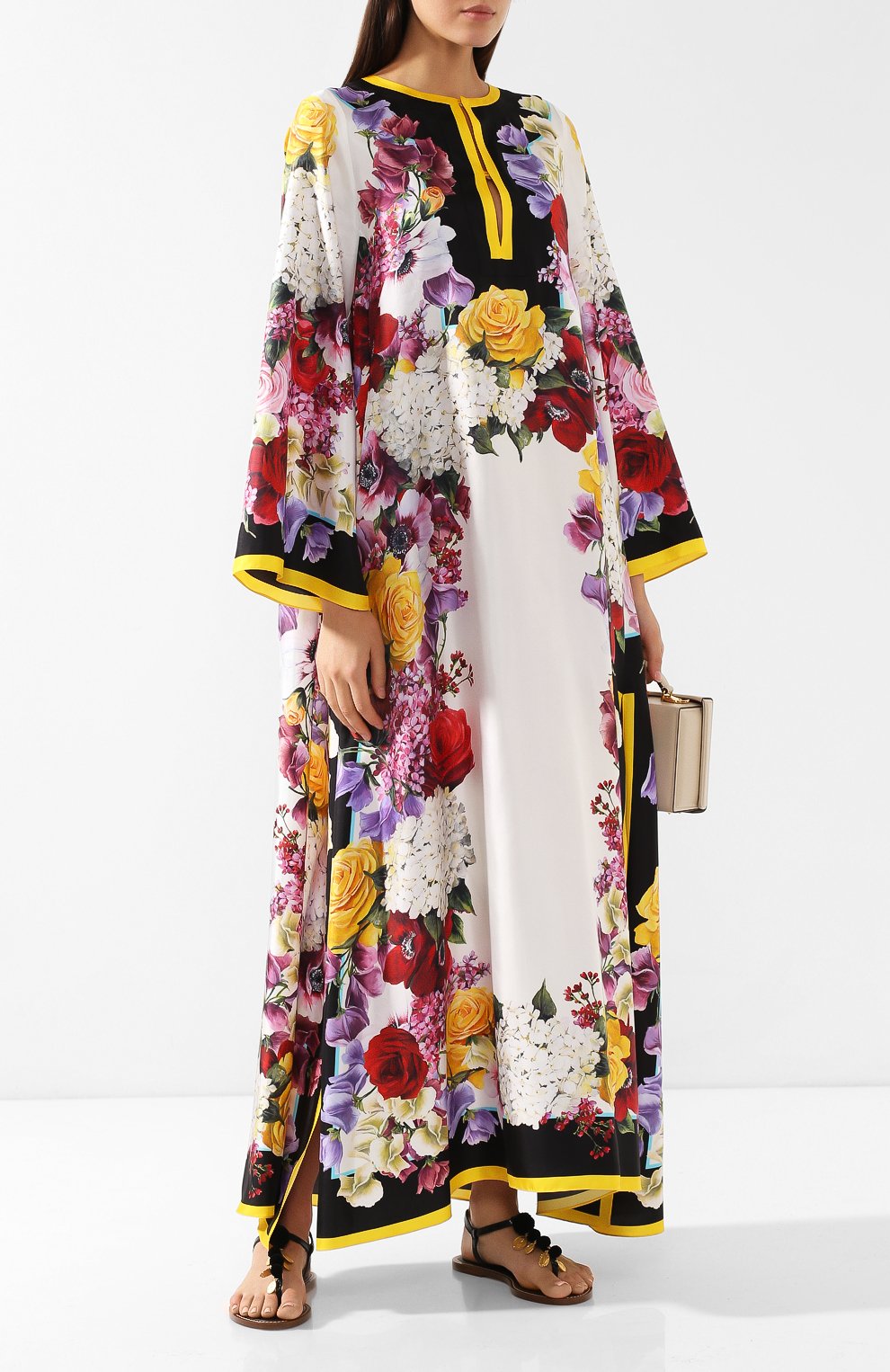 Шелковое платье DOLCE & GABBANA, арт. F6YD7T/HH18F, фото 2