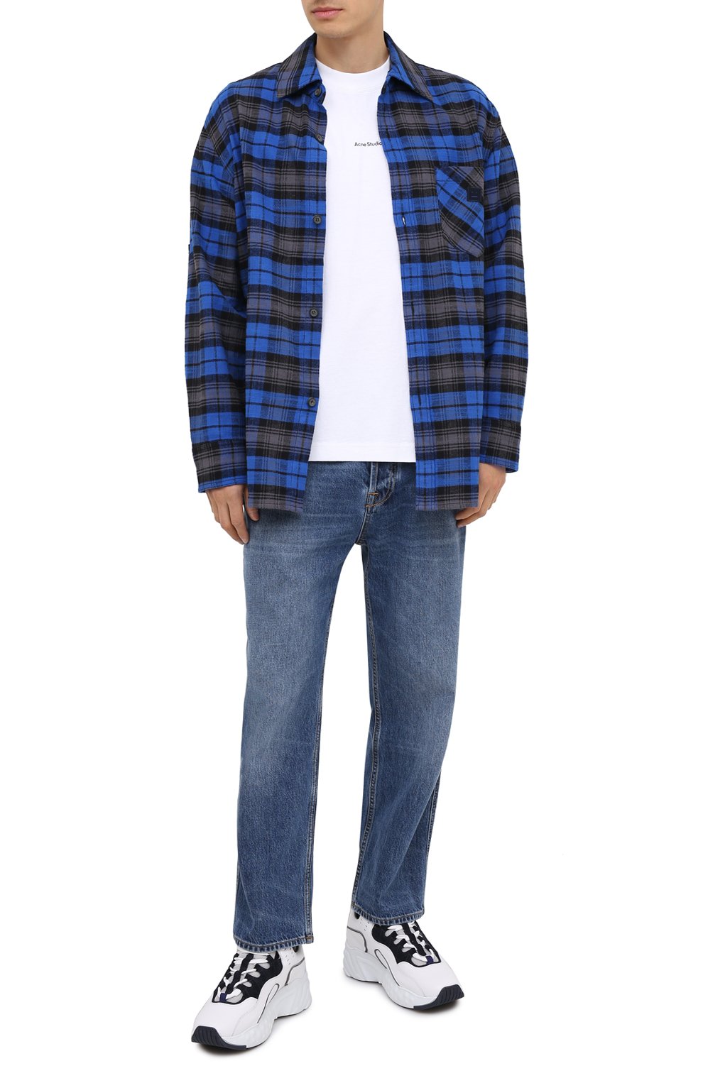 Хлопковая футболка ACNE STUDIOS, арт. BL0198, фото 2