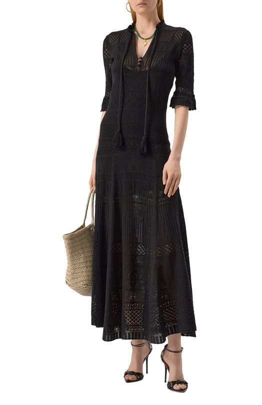 Хлопковое платье Zadig and Voltaire KWDR00169 Чёрный  KWDR00169 Фото 2
