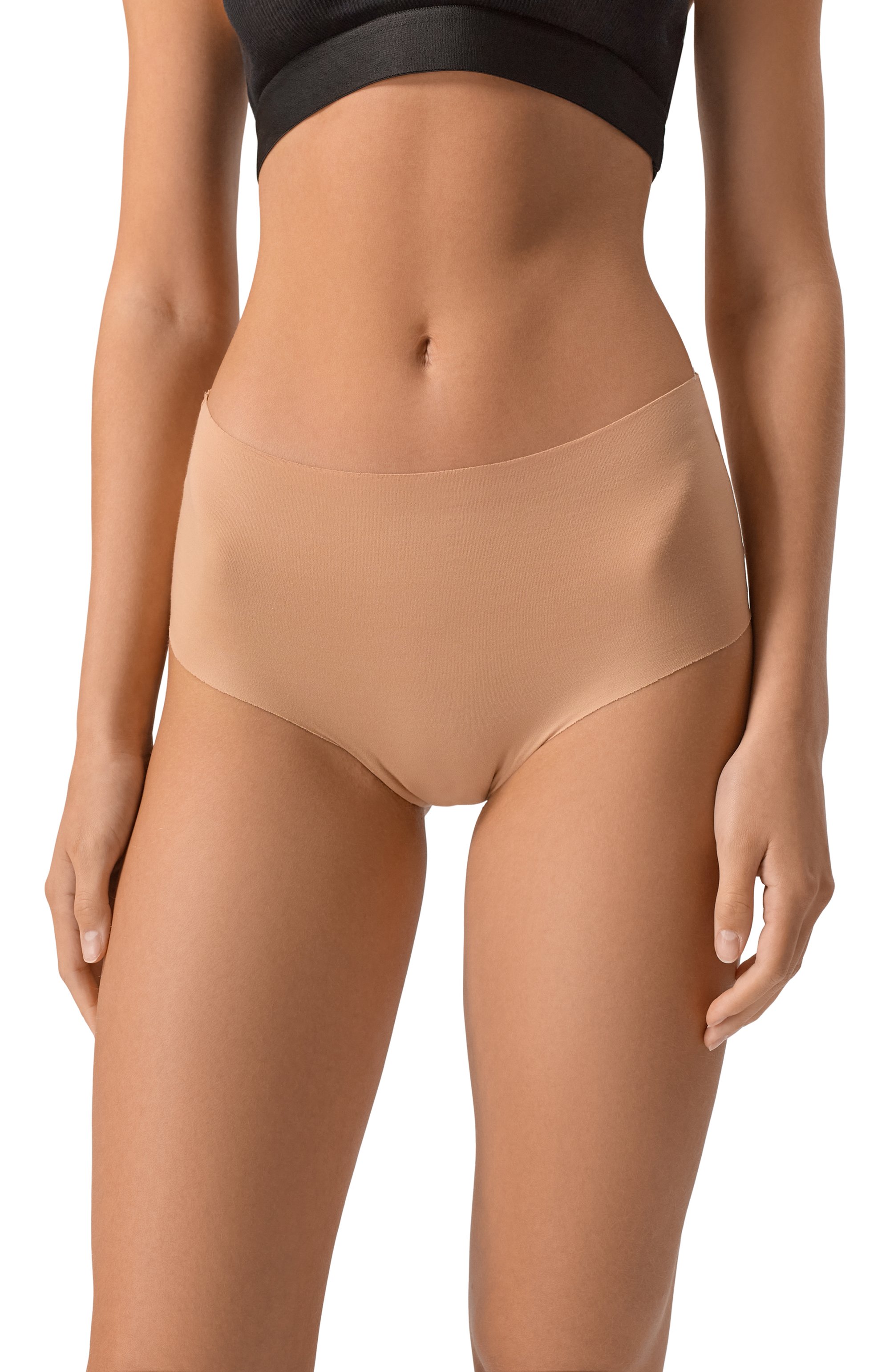 Хлопковые трусы-слипы с завышенной талией HANRO, арт. 071244, фото 2