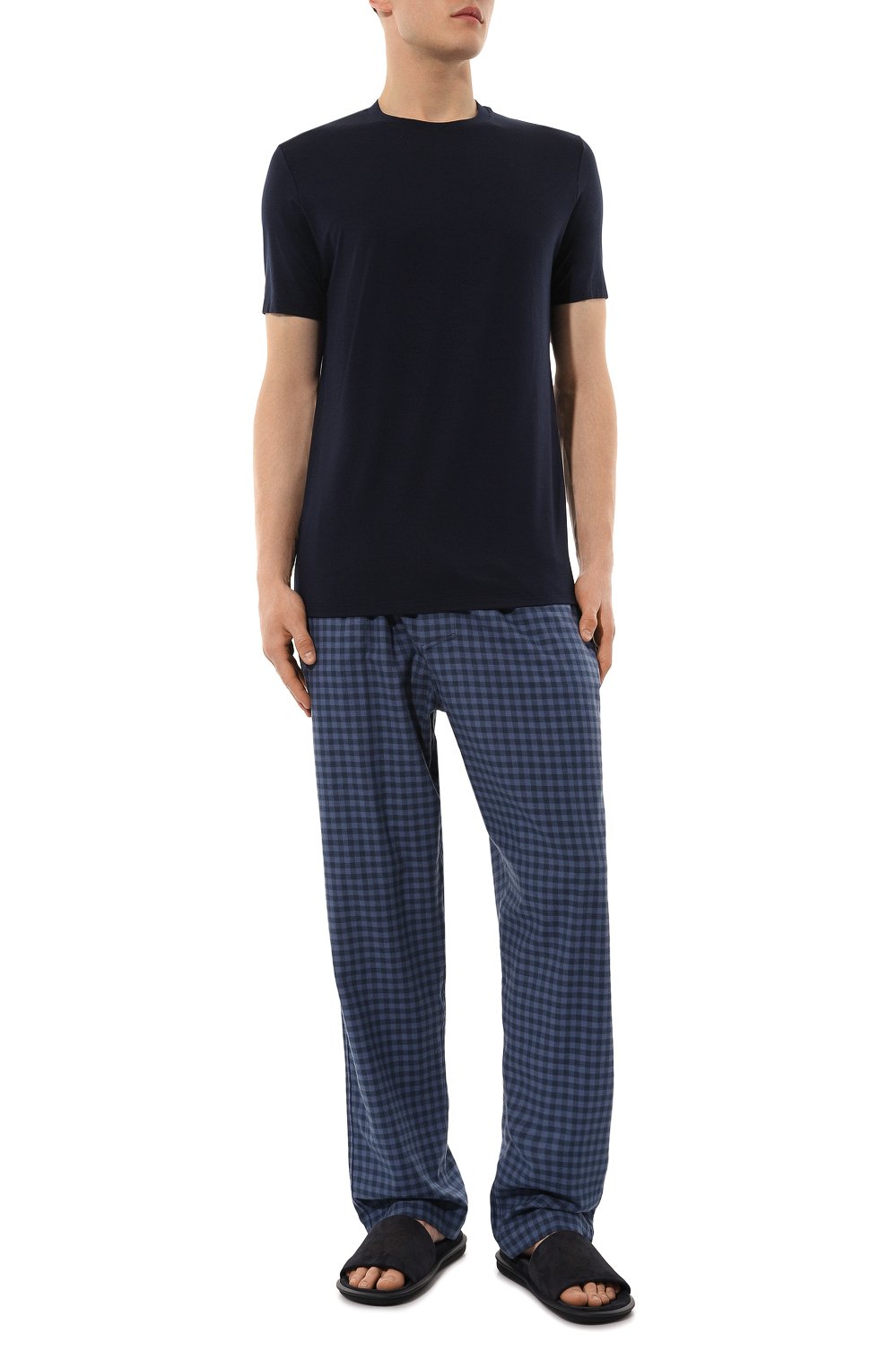 Домашние брюки из хлопка и шерсти ZIMMERLI, арт. 4600-75180, фото 2