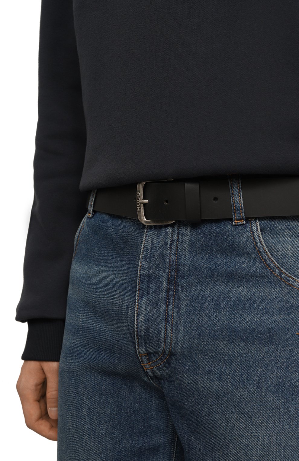 Кожаный ремень HUGO BLUE, арт. 50522158, фото 2