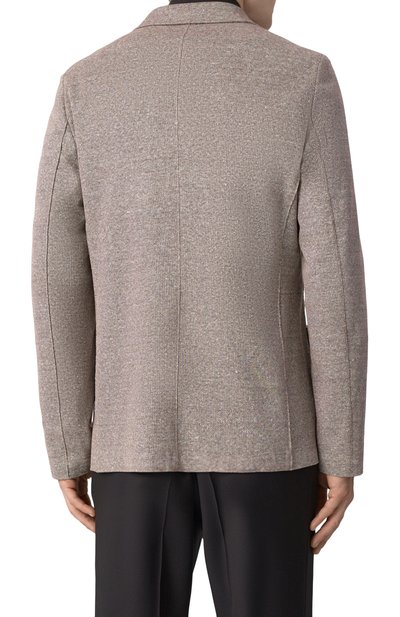 Пиджак изо льна и хлопка HARRIS WHARF LONDON, арт. C8P22PGH, фото 4