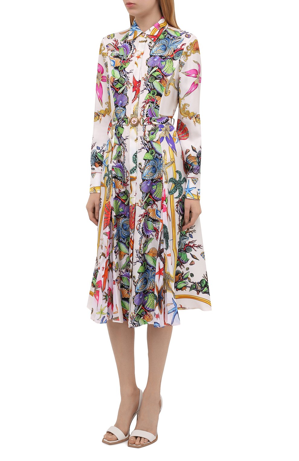 Шелковое платье VERSACE, арт. A89136/1F01000, фото 3