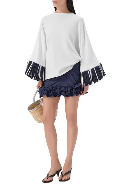 Женская хлопковая футболка JACQUEMUS, арт. 26ETSW00594/AJ00291
