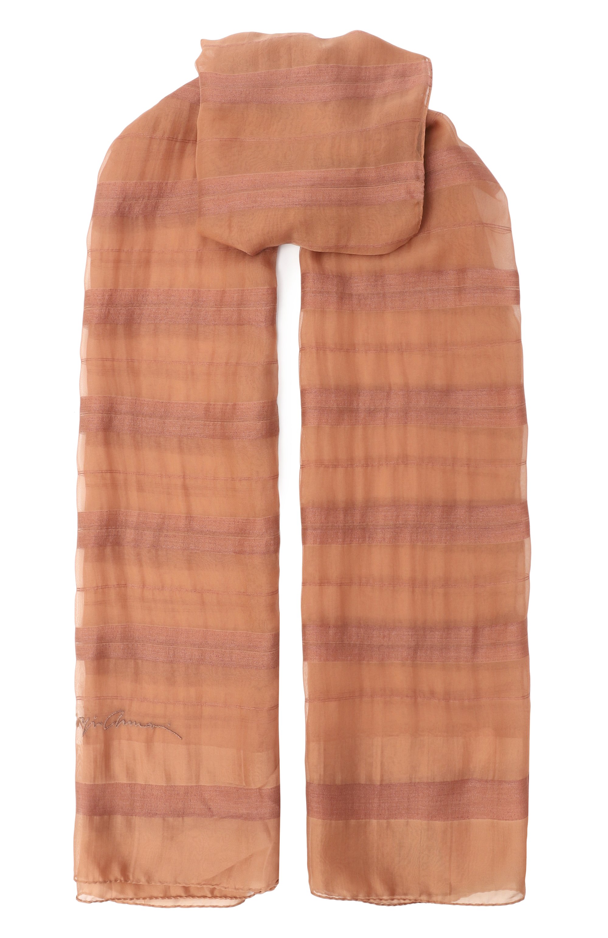 Шарф из шелка и шерсти GIORGIO ARMANI, арт. GW001013/AF15272, фото 1