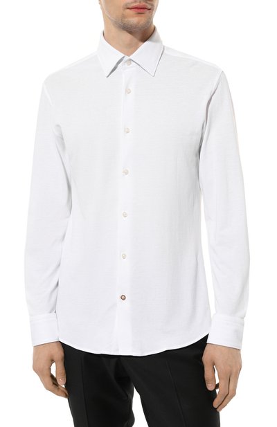 Хлопковая рубашка BOSS, арт. 50496870, фото 3